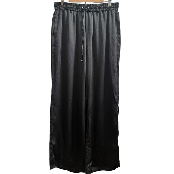 Michael Michael Kors Drawstring Elastic Waistband Textured Side Slits Pants 1X - Picture 3 of 15